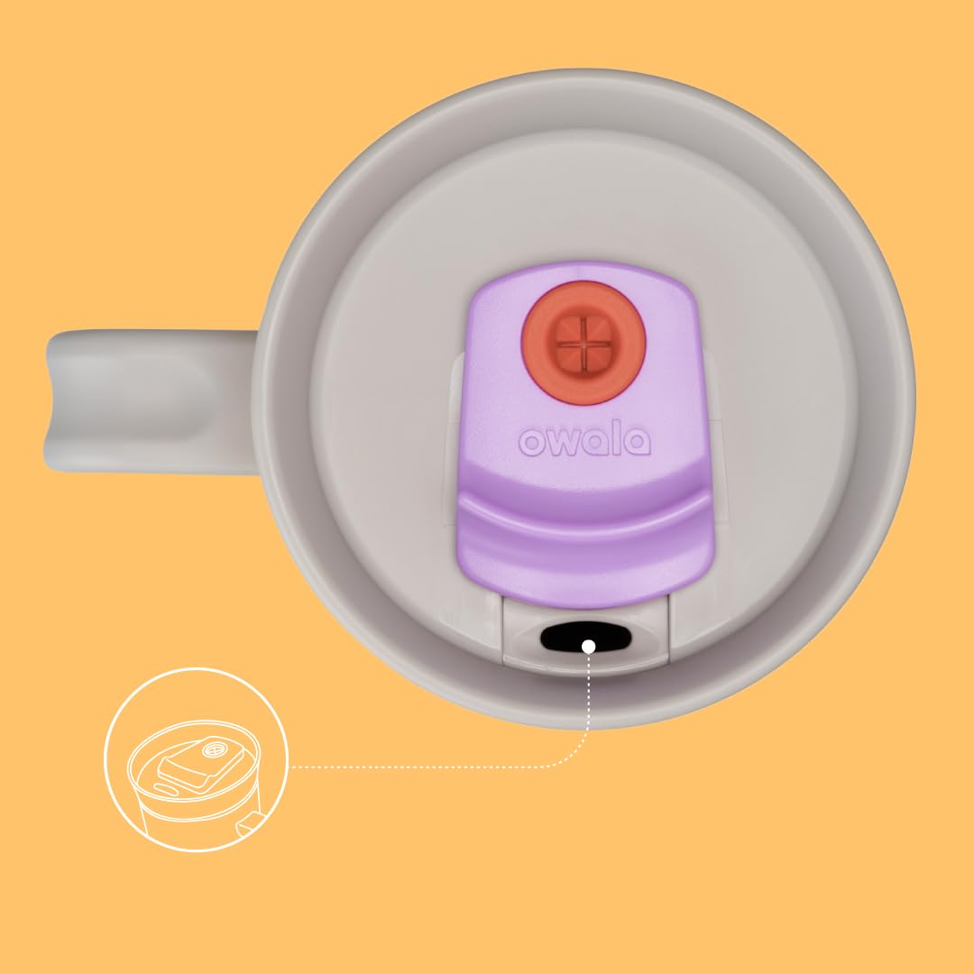 Owala wide-mouth-opening demonstrating easy ice addition and cleaning.