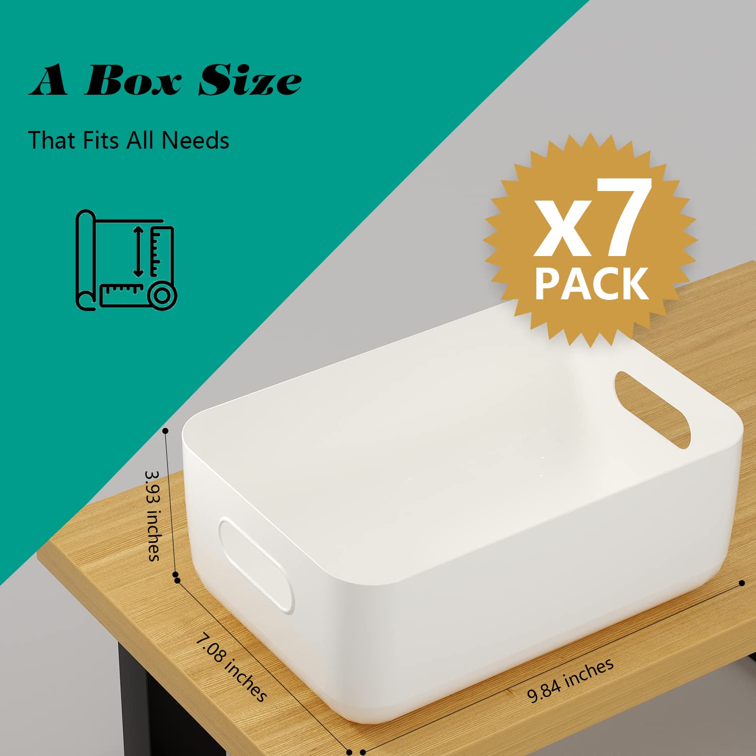 OWill orange storage basket for desk supplies and clutter-free workspace