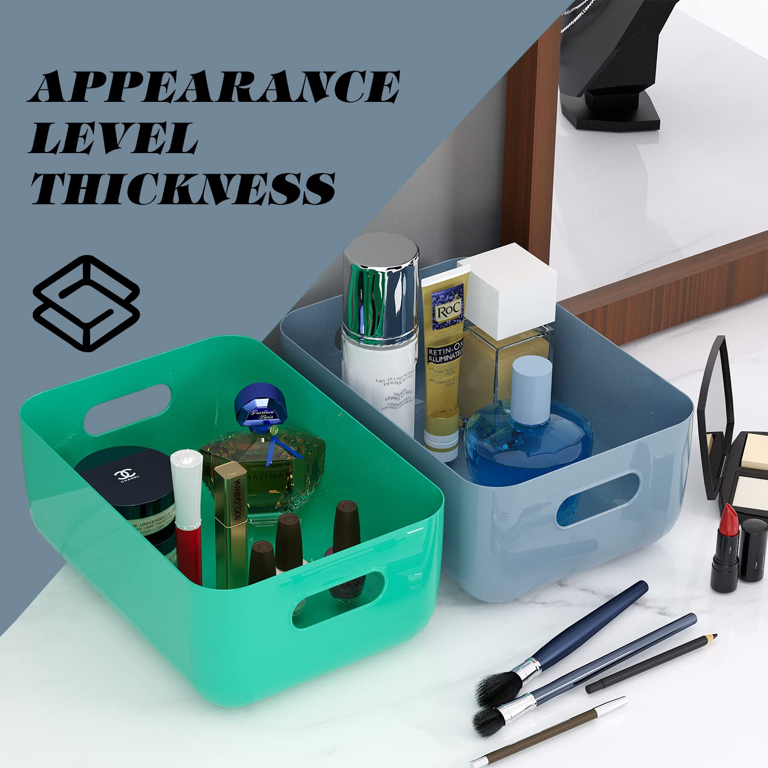 OWill yellow storage basket for bright accents and quick grab-and-go storage