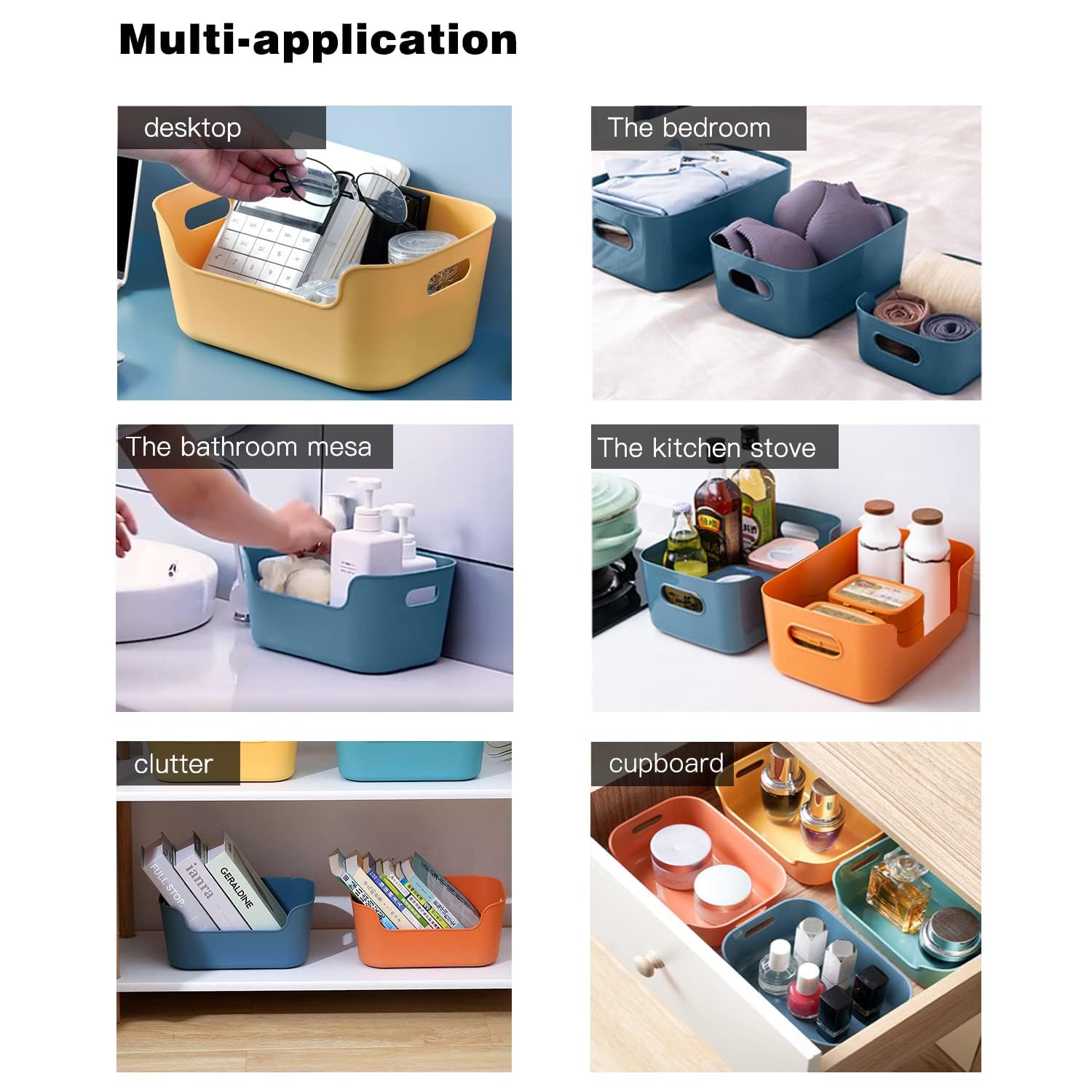 OWill multi-purpose storage boxes for home, office, kitchen