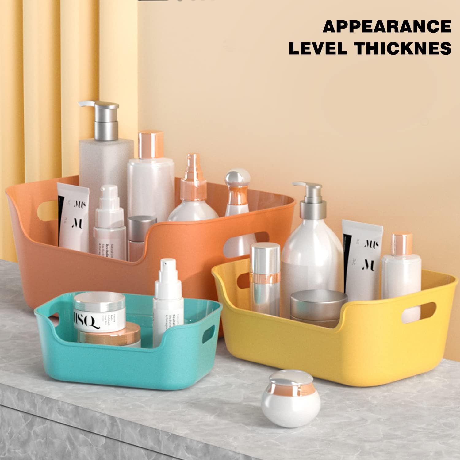 OWill stackable baskets maximize space when not in use