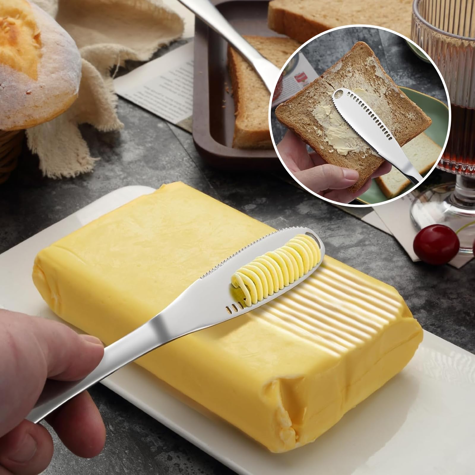 Owiooll 430 stainless steel blade showcases durability and corrosion resistance.