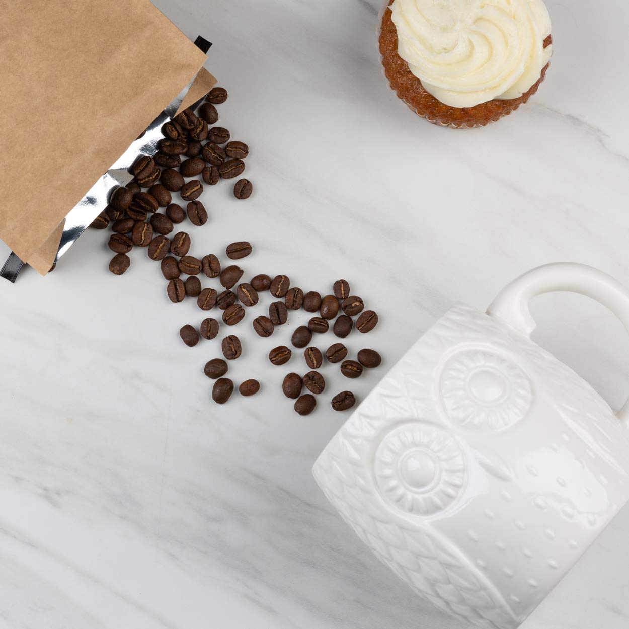 Gift box packaging for Owl Aisle mug, ready to gift to owl lovers