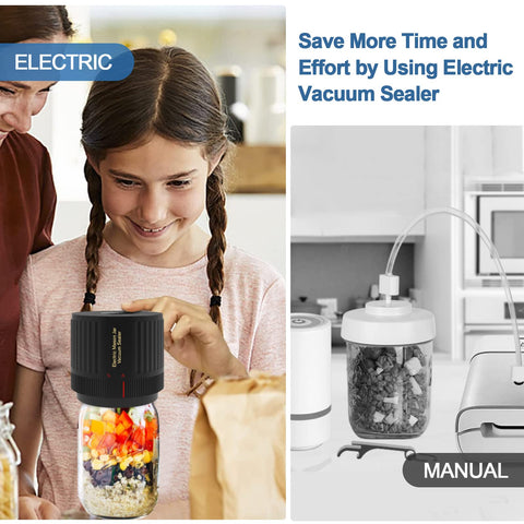 OXLIMKEE vacuum sealer for regular-mouth jars sealing efficiently