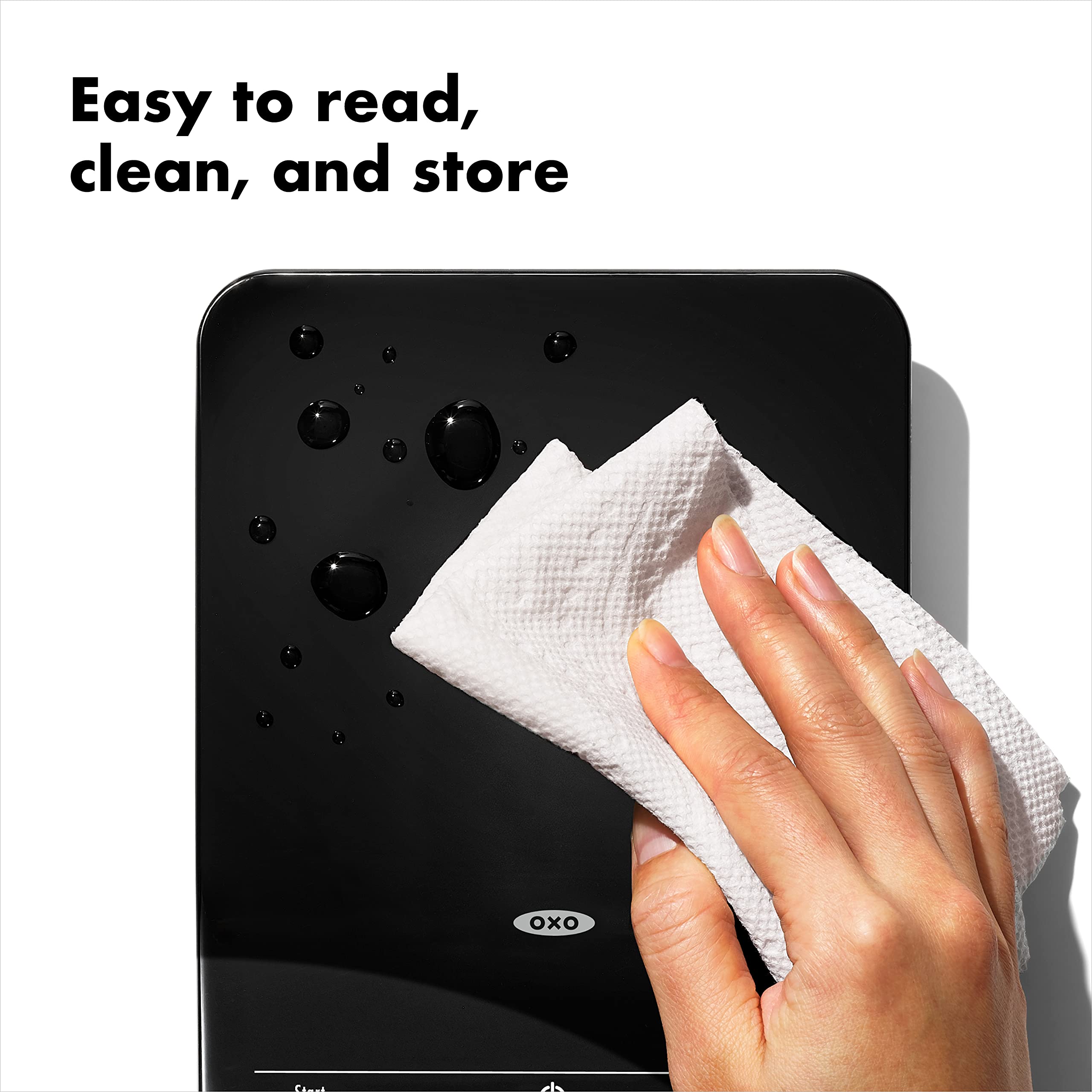 OXO Brew scale with batteries included for immediate use