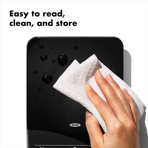 OXO Brew scale with batteries included for immediate use