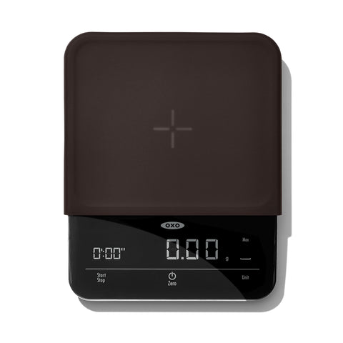 OXO Brew scale with timer for precise pour over measurements