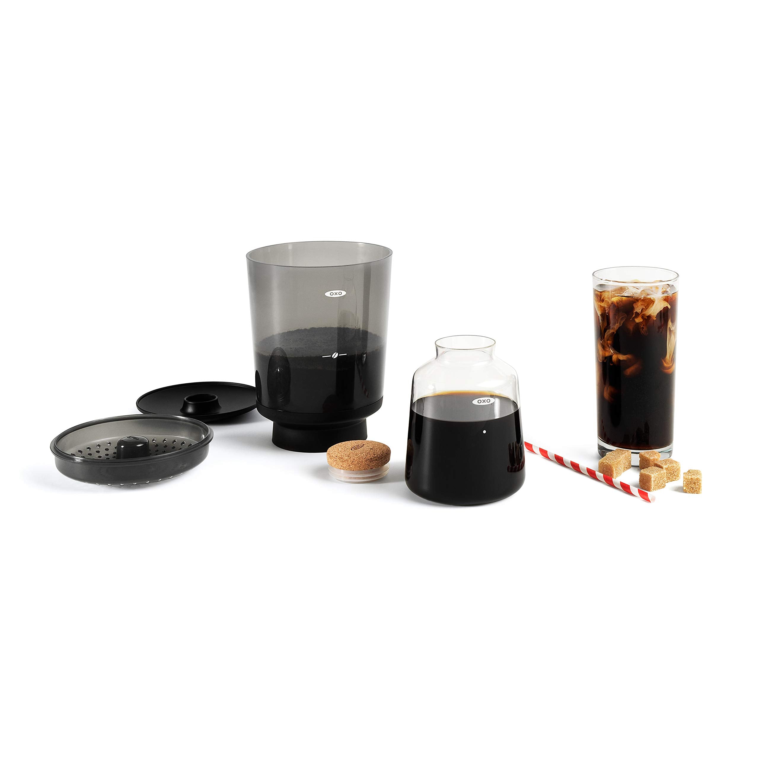 OXO Brew Compact Cold Brew produces low-acid concentrate for versatile hot or iced coffee
