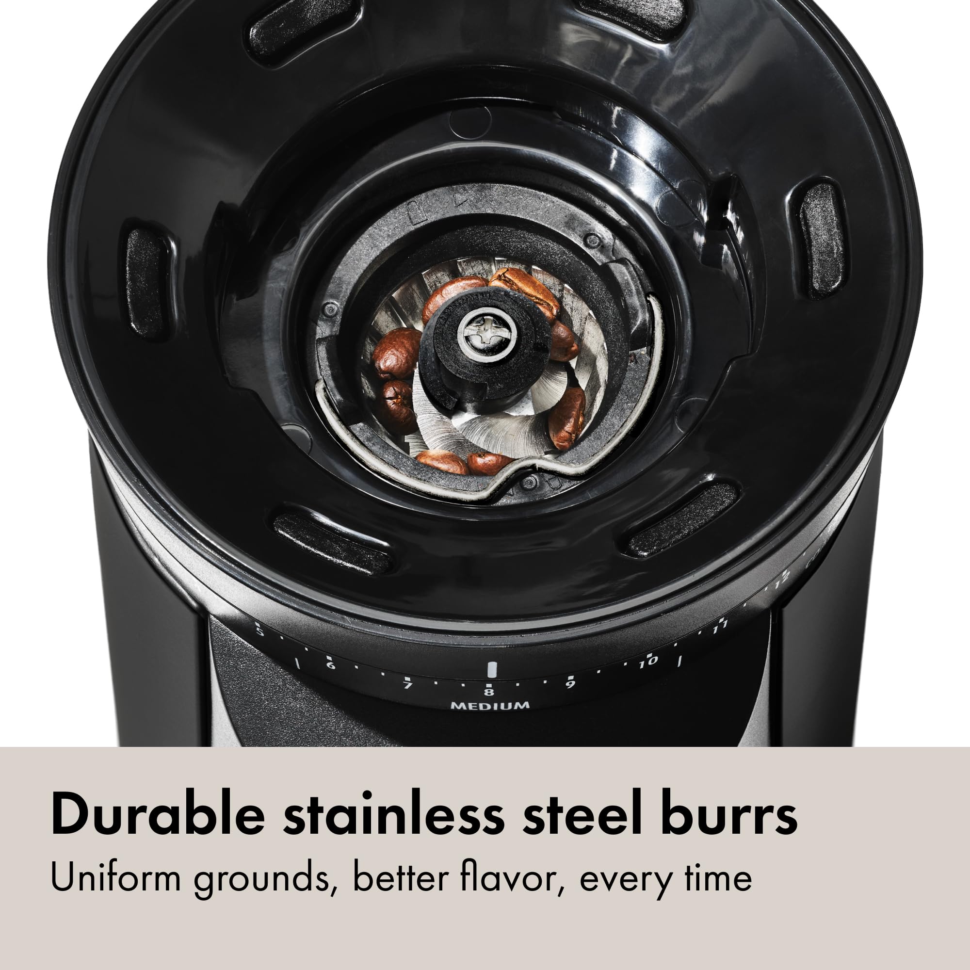 OXO Brew grinder one touch start saves time during busy mornings