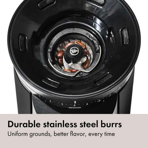OXO Brew grinder one touch start saves time during busy mornings