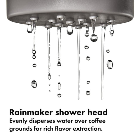 OXO Brew pause and pour feature for sipping mid-brew