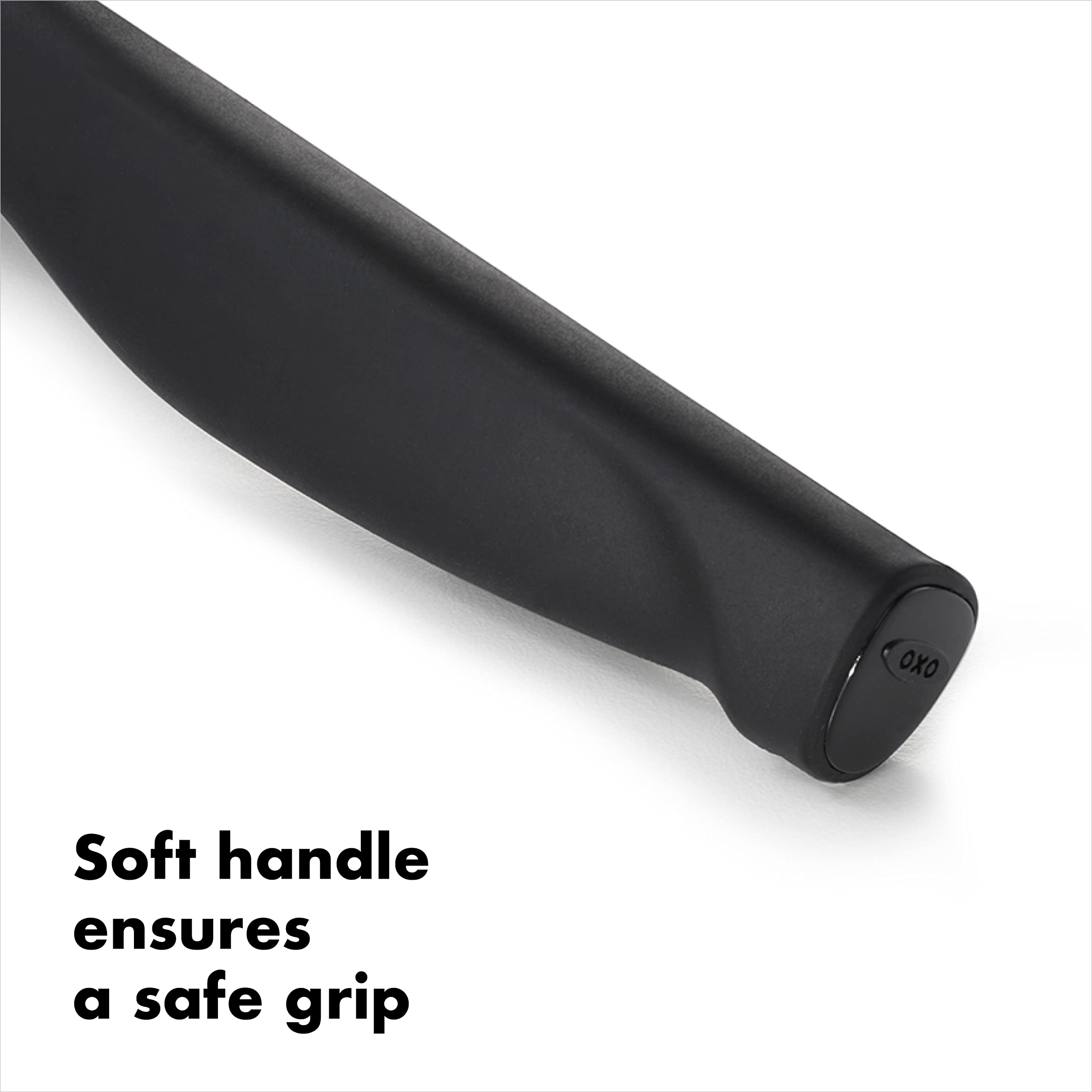 OXO GG 4in Mini Santoku Knife slicing herbs with ease.