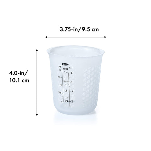 OXO GG honeycomb pattern helps dissipate heat and protect hands.