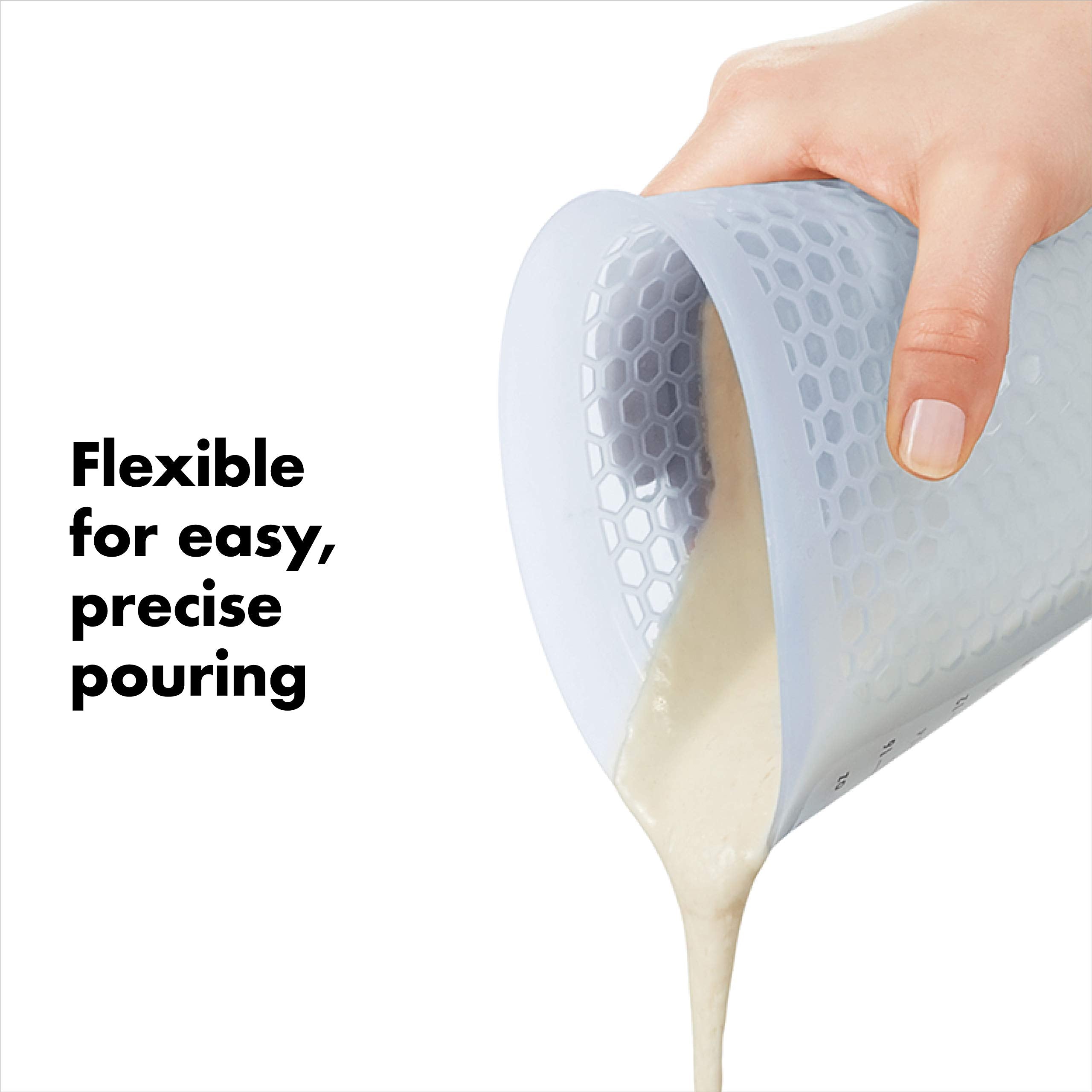 OXO GG ideal with immersion blender for easy mixing.