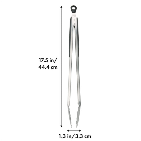 OXO Good Grips brushed stainless steel body ensures durable kitchen performance.