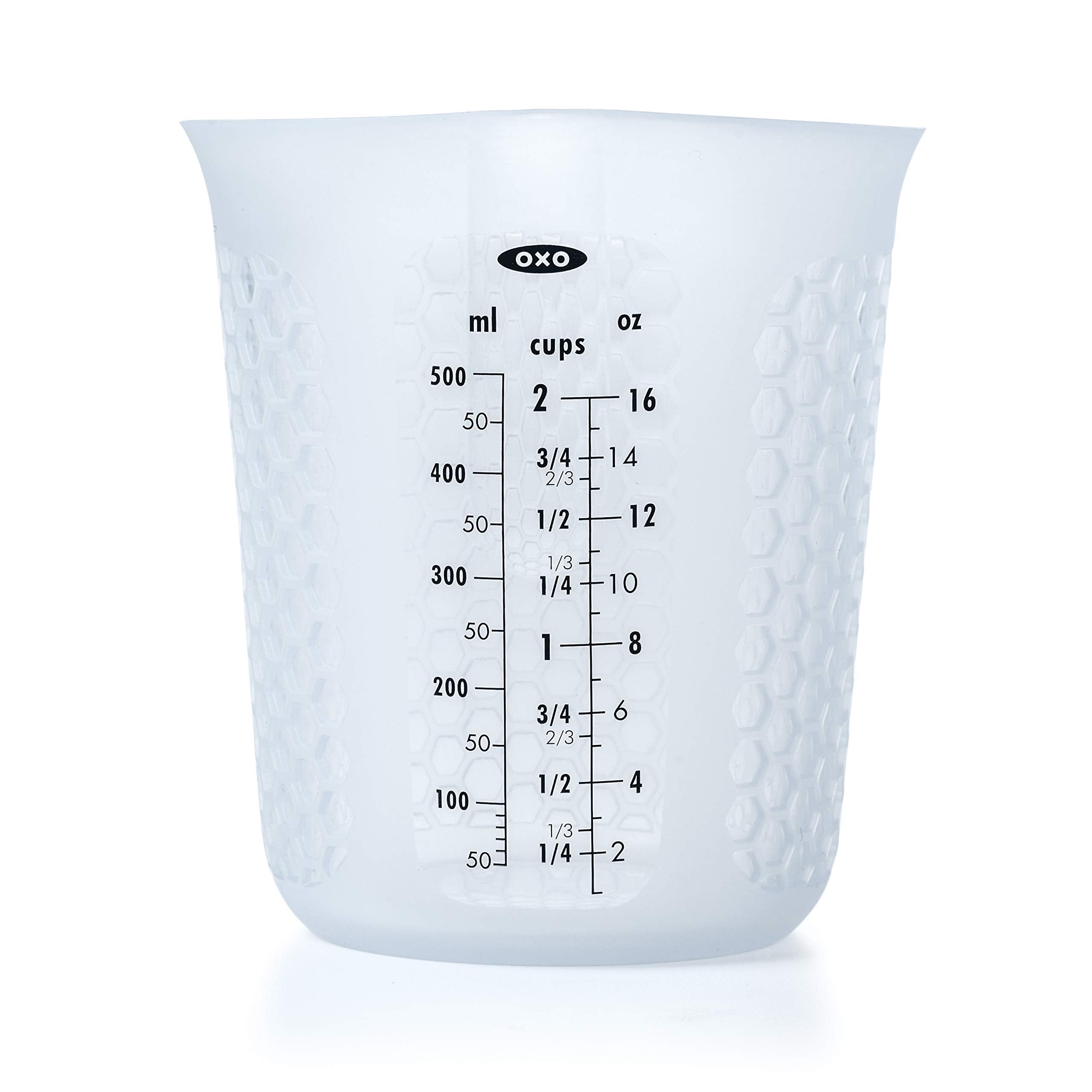 OXO Good Grips 2-cup silicone measuring cup for precise pours