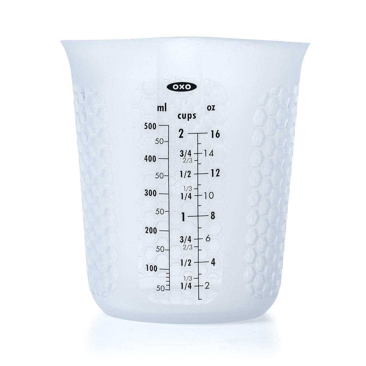 OXO Good Grips 2-cup silicone measuring cup for precise pours