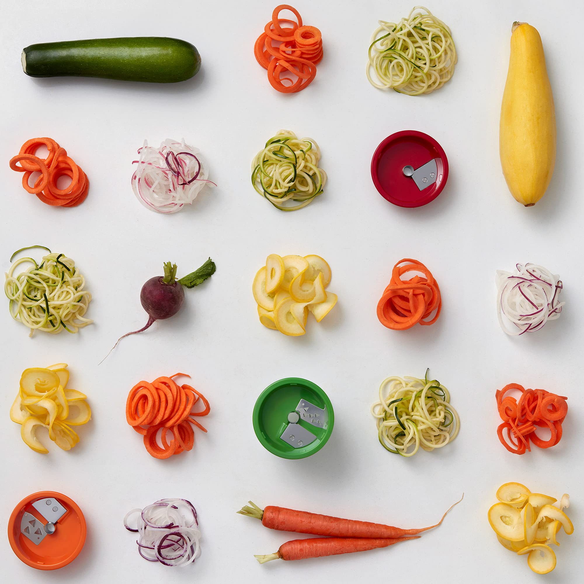 OXO Good Grips spiralizer ribbon-cut blade for delicate vegetable ribbons.