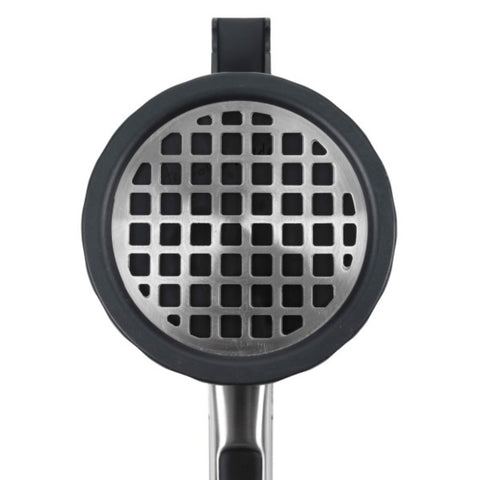 OXO Good Grips 3-in-1 brushed stainless steel finish conveys durability.