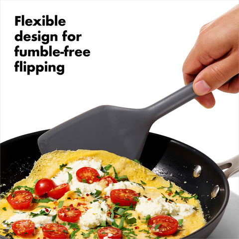 OXO Good Grips gray-color utensils add everyday convenience.