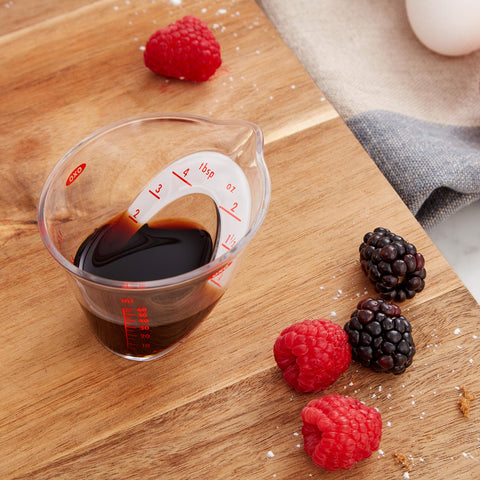 OXO Good Grips 60ml jug is top-rack dishwasher safe for easy cleanup