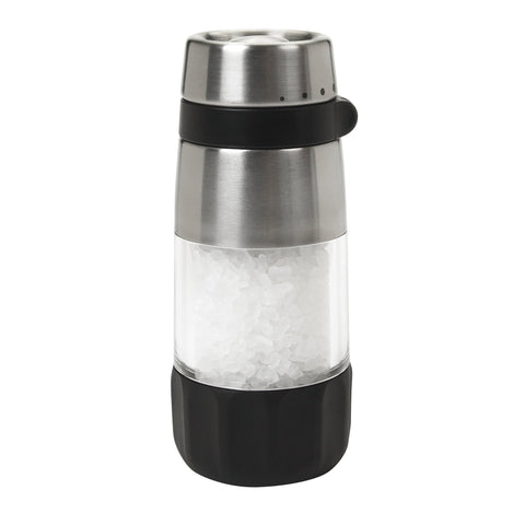 OXO Good Grips Accent Salt Grinder clear body shows contents clearly