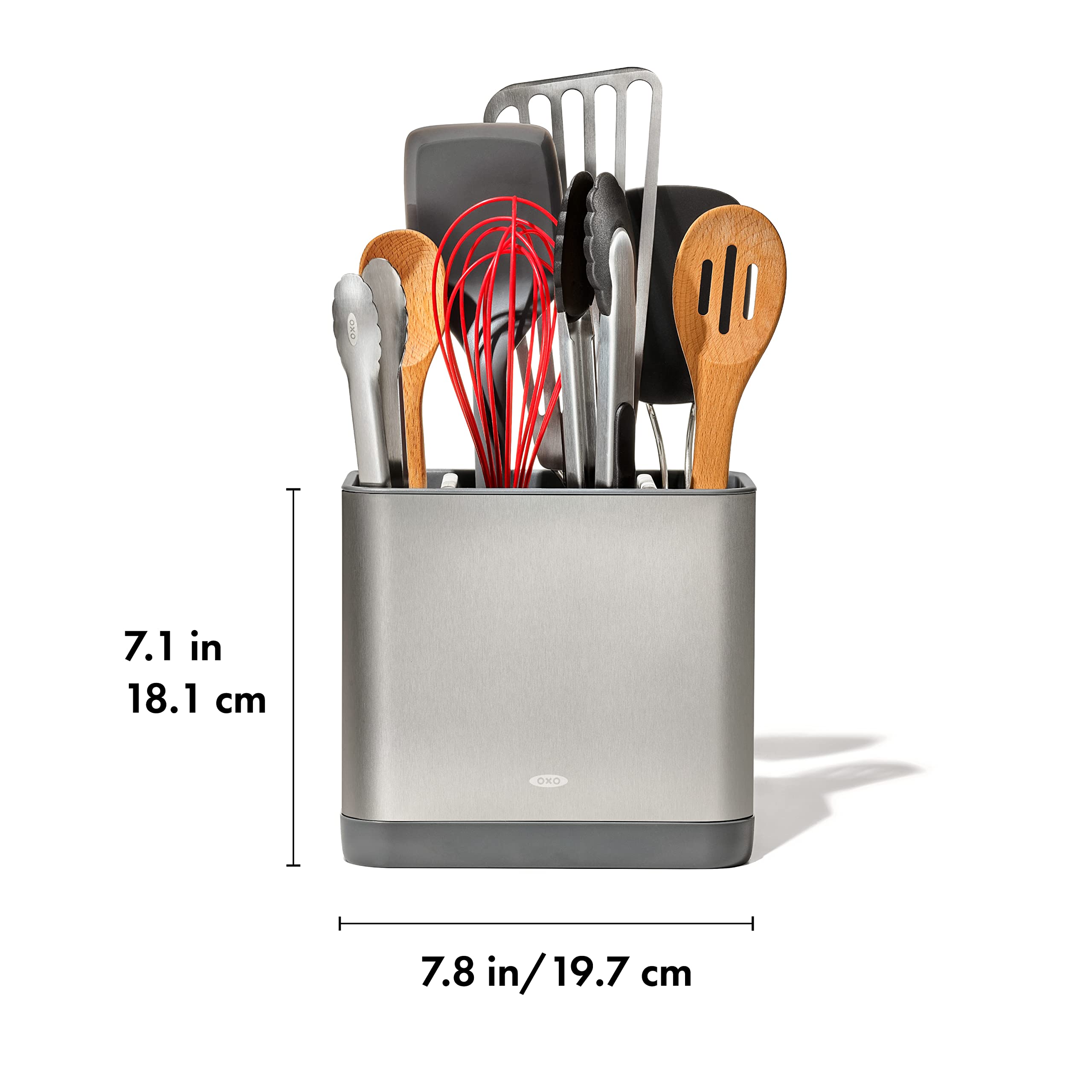 OXO Good Grips adjustable divider configuration demonstrating customizable tool separation.