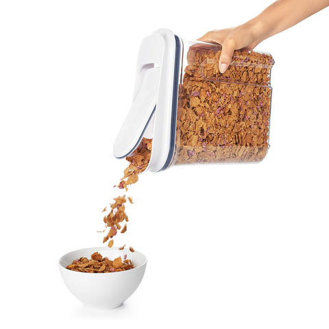 OXO Good Grips POP lid is removable and interchangeable with other sizes