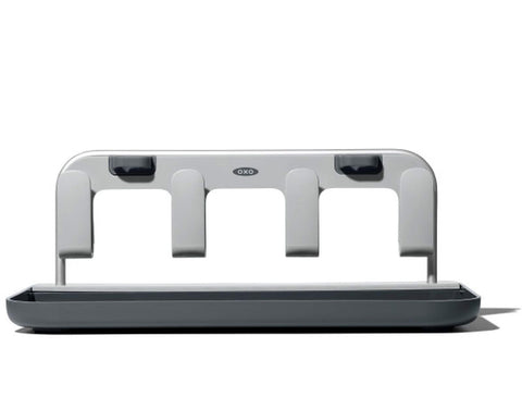 OXO Good Grips frame highlights straw holders for up to four straws drying
