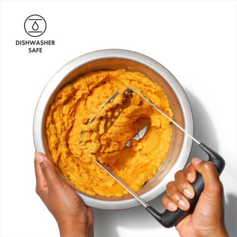 OXO Good Grips baby-food masher use for smooth, homemade purées.