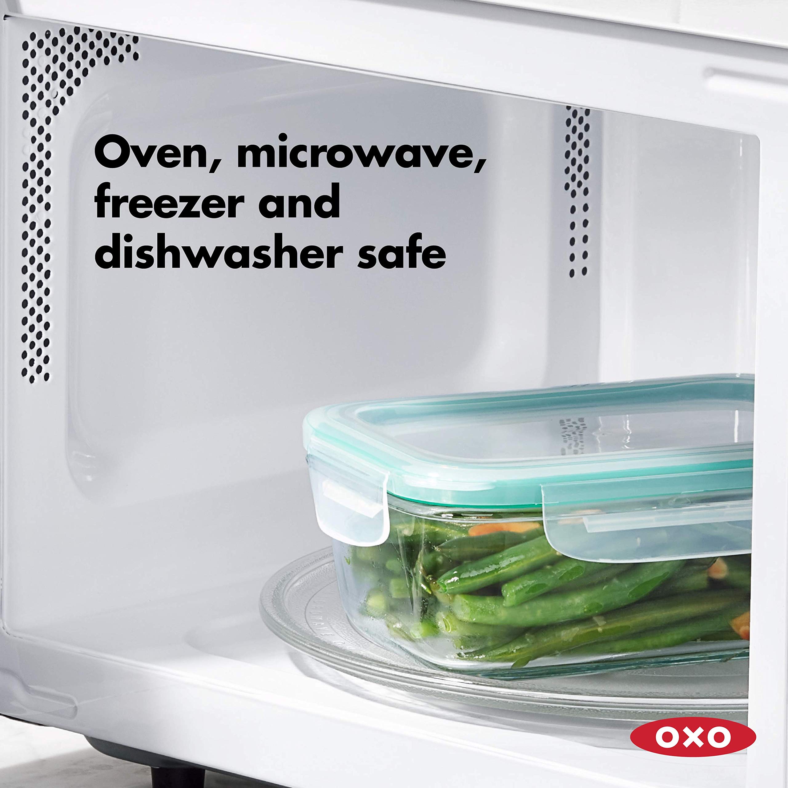 OXO Good Grips borosilicate glass container demonstrates durable construction
