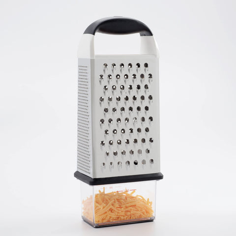 OXO Good Grips Box Grater fine grating surface for zest and delicate cheese