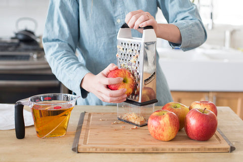OXO Good Grips Box Grater non-slip handle for comfortable control