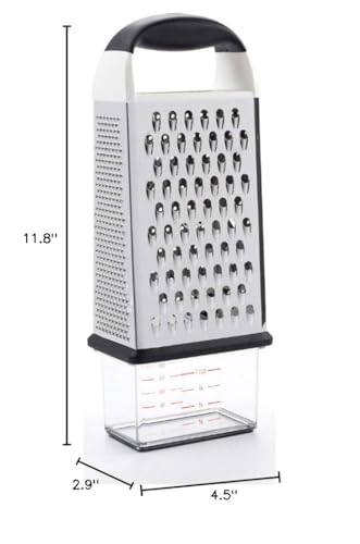 OXO Good Grips Box Grater slim construction fits in drawers