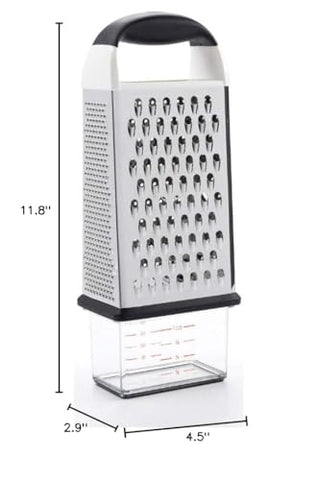 OXO Good Grips Box Grater slim construction fits in drawers