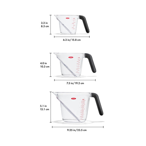 OXO Good Grips BPA-free Tritan Renew cup uses recycled content for eco-friendly kitchens.