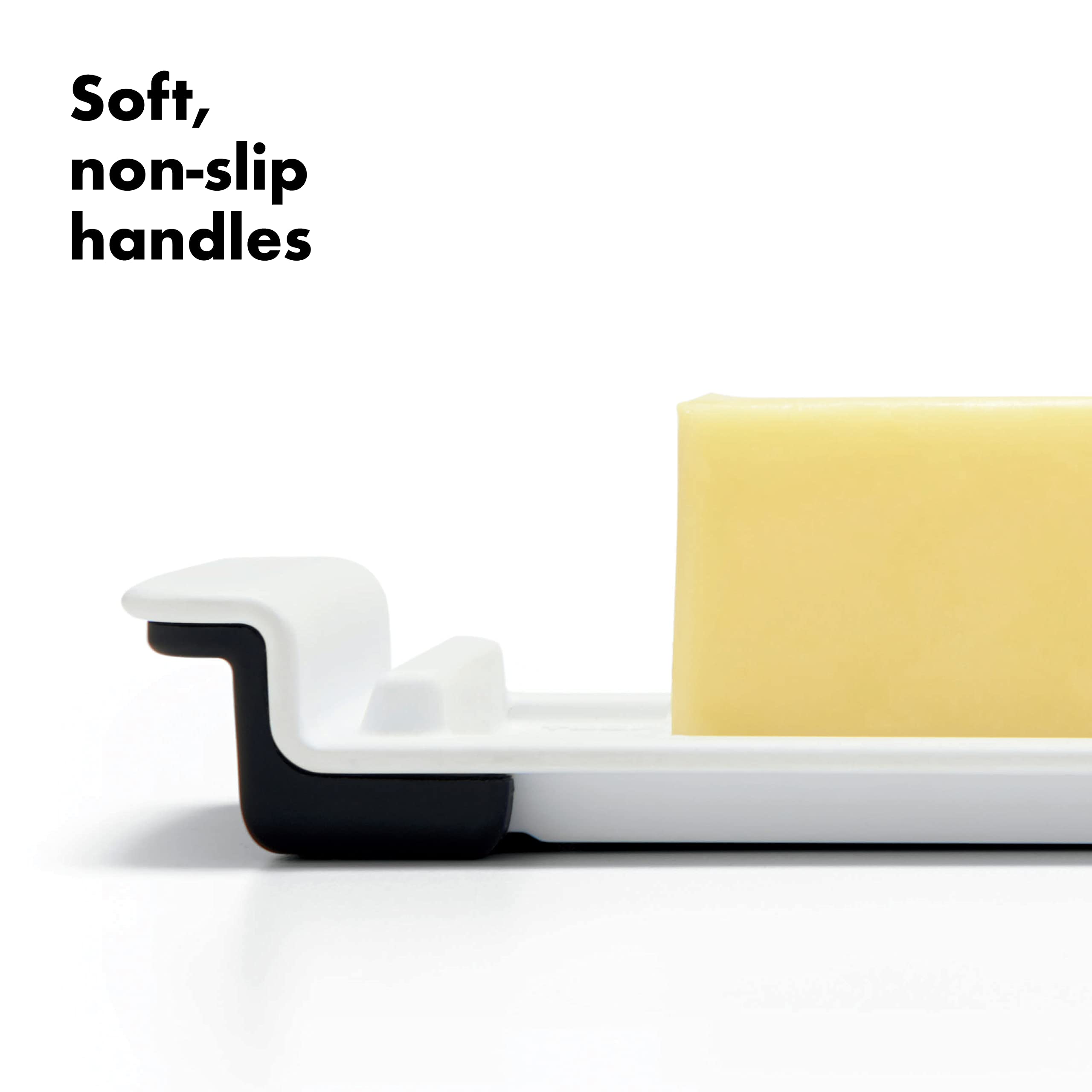 OXO Good Grips Butter Dish supports short and long sticks flexibility