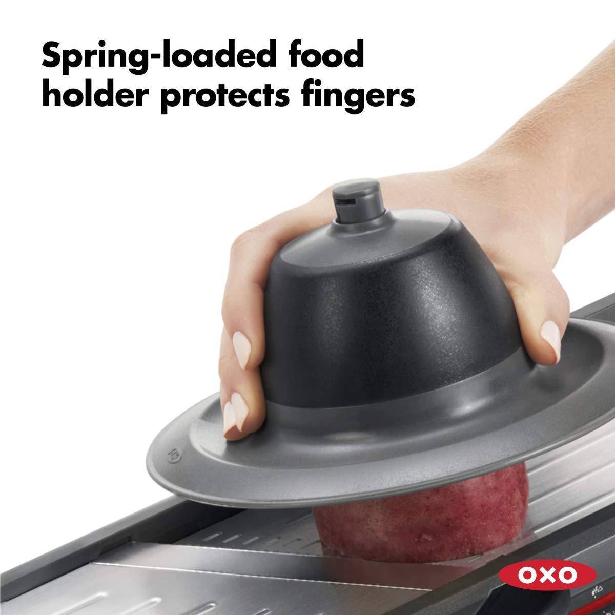 OXO Good Grips Chef's Mandoline 2.0 Japanese stainless steel blade for smooth cuts