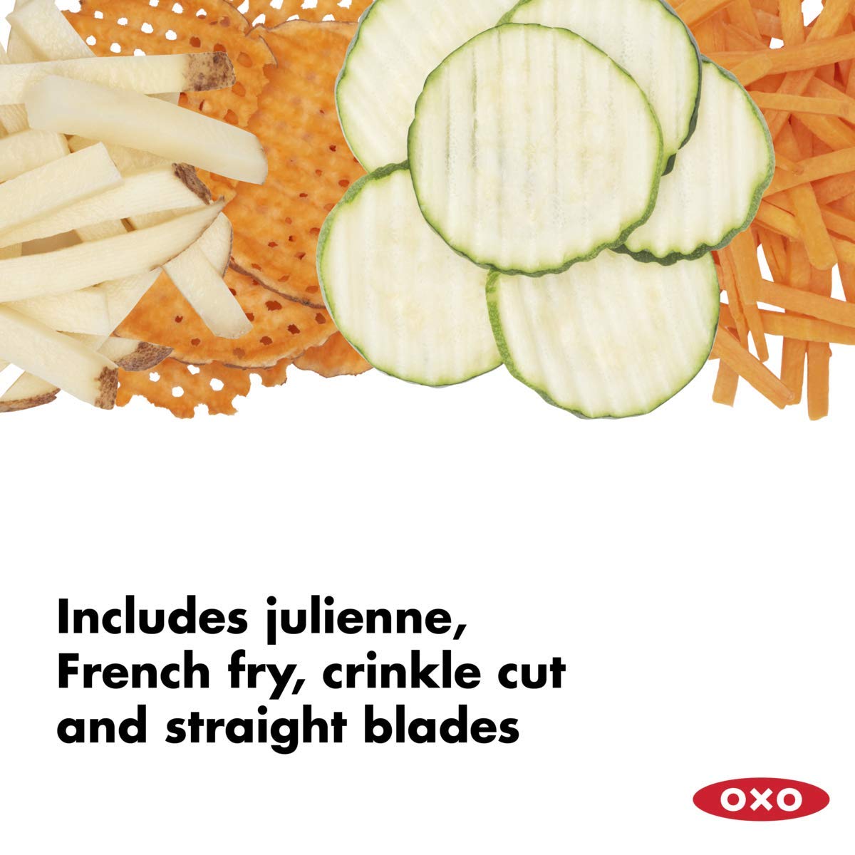 OXO Good Grips Chef's Mandoline 2.0 top view indicator for quick thickness setting