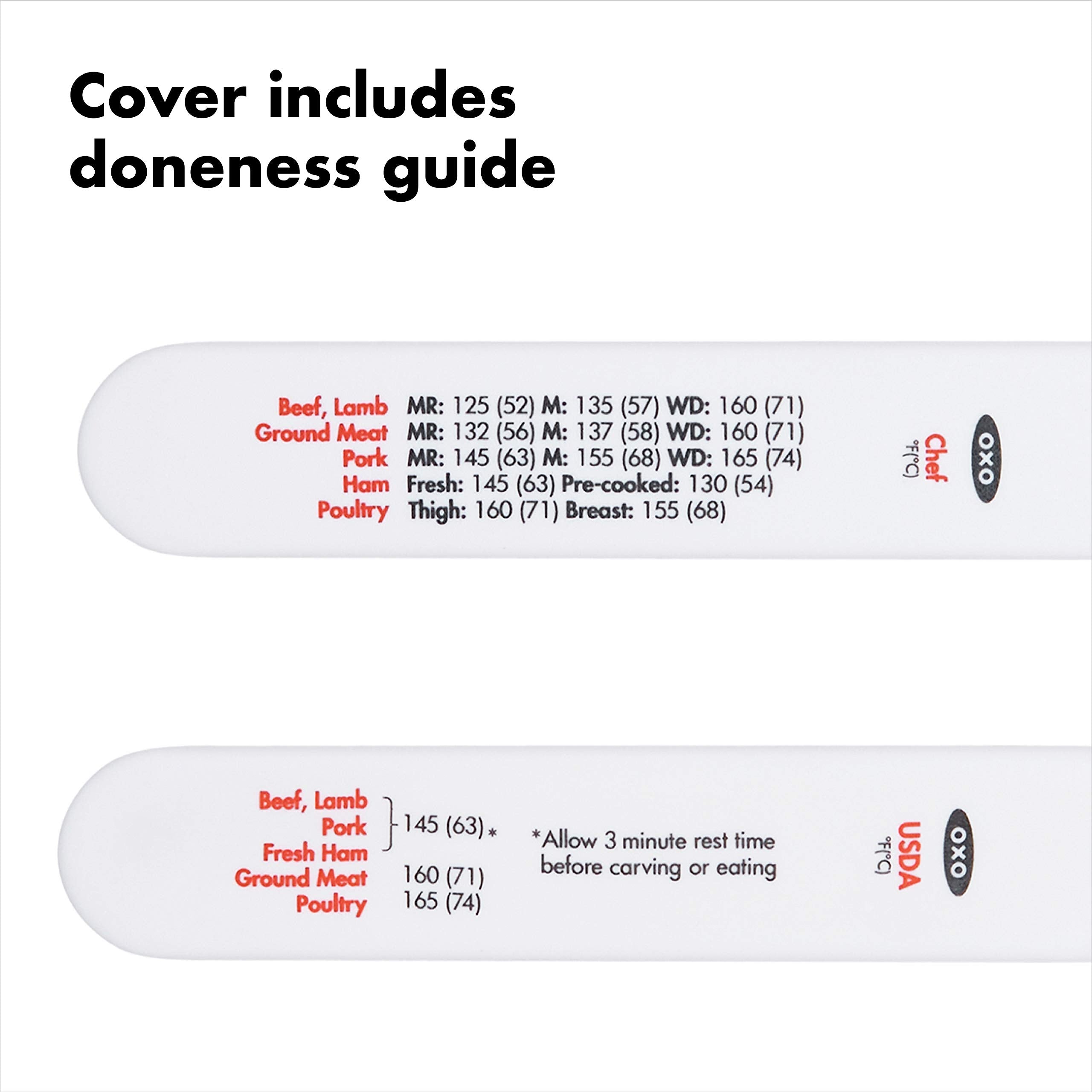 OXO Good Grips Chef's Precision analog insertion depth shade guide for reliable readings