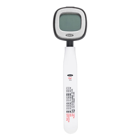 Oxo Good Grips Chef's Precision thermometer with digital display for fast, accurate readings.