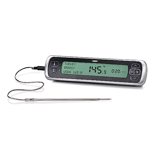 OXO Good Grips thermometer with oven cord for hands-free monitoring
