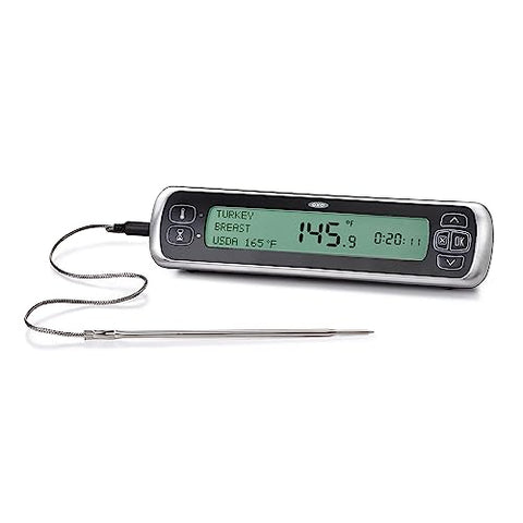 OXO Good Grips thermometer with oven cord for hands-free monitoring