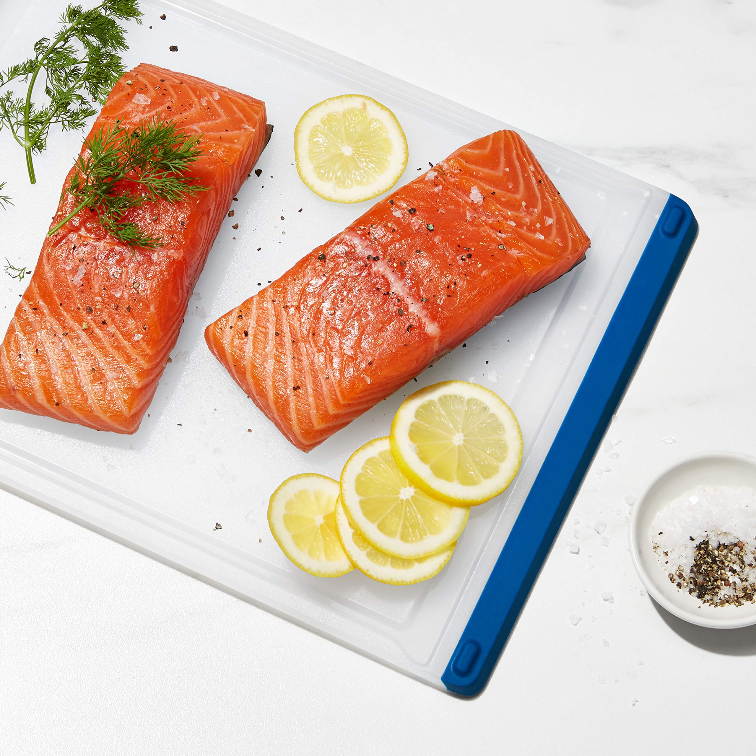 OXO Good Grips color-coded boards prevent cross-contamination during prep.