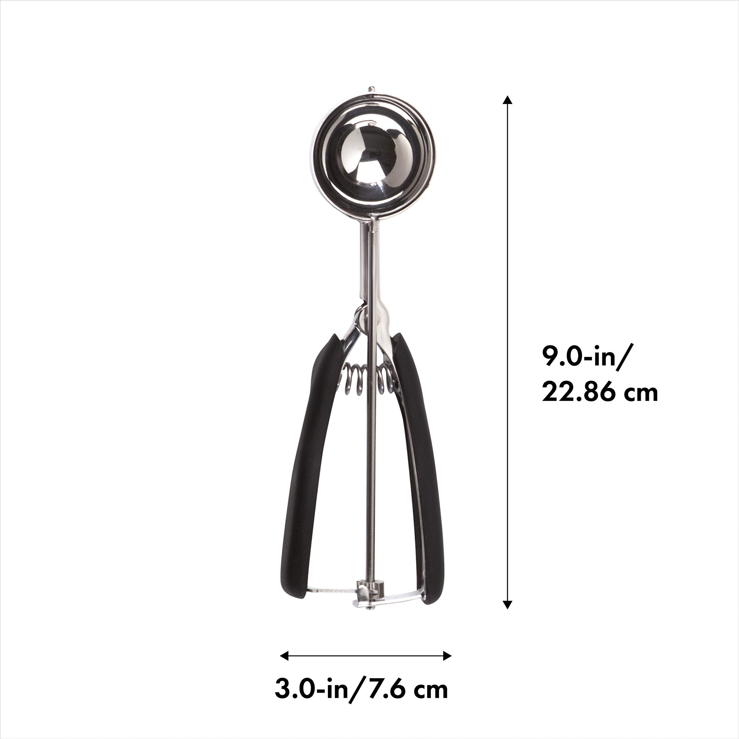 OXO Good Grips cookie scoop large multicolor release-action improves dough dropping