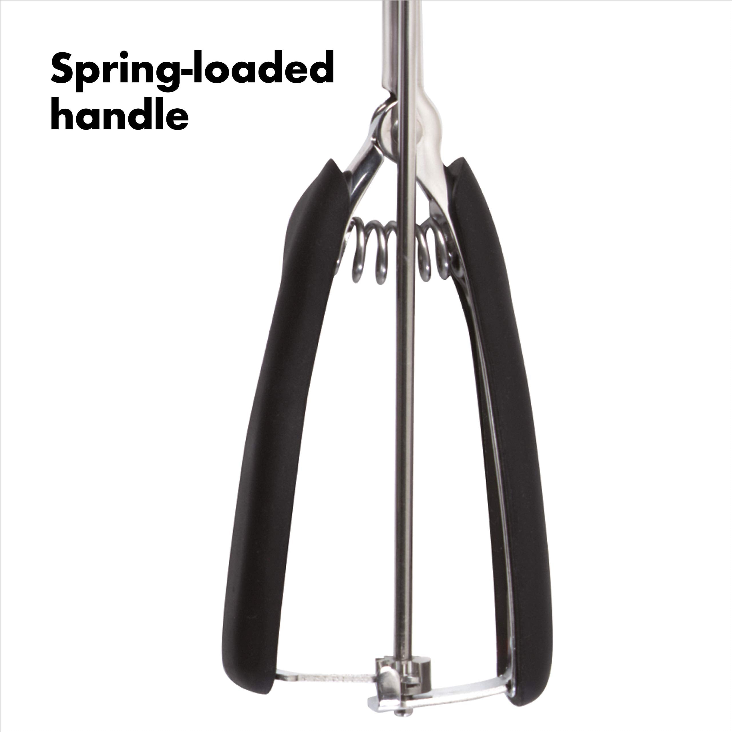 OXO Good Grips cookie scoop large multicolor soft-grip handle reduces fatigue
