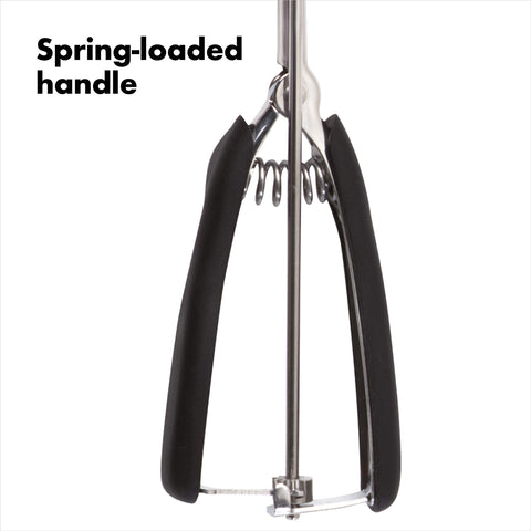 OXO Good Grips cookie scoop large multicolor soft-grip handle reduces fatigue