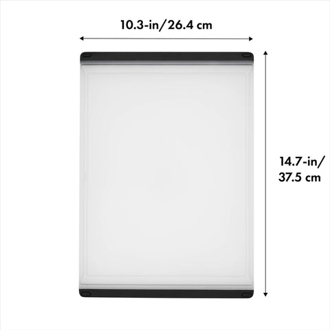 OXO Good Grips cutting board, dual-sided design for separating meat and vegetables