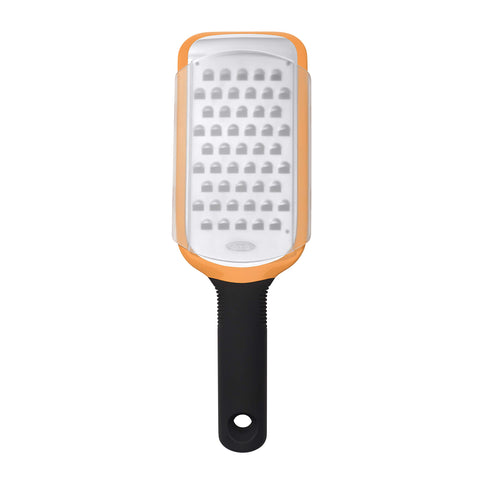 OXO Good Grips versatile tool for cabbage, onions, and butter grating.