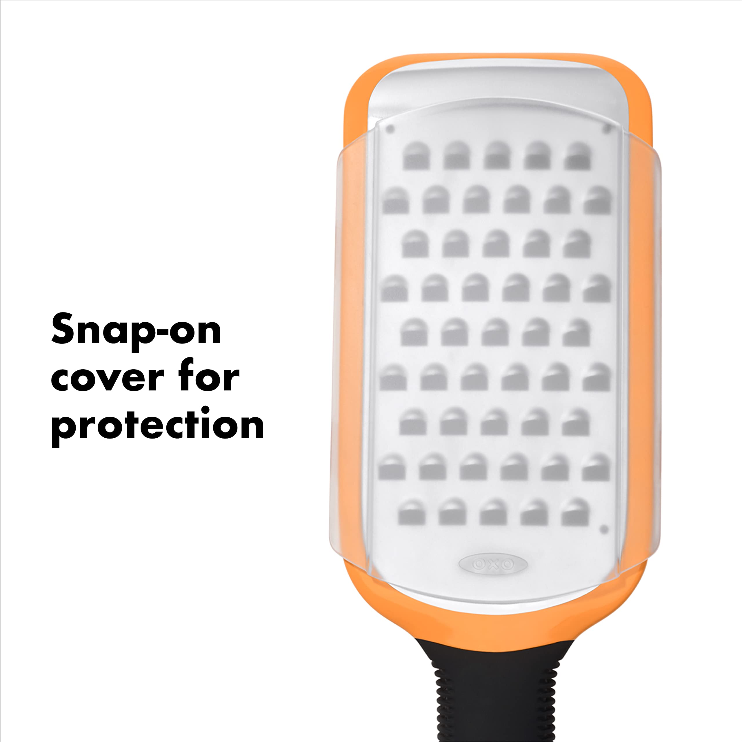 OXO Good Grips non-slip foot provides stable control during grating.